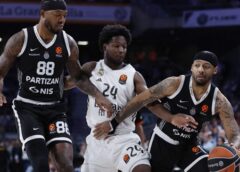 Real Madrid nakon neočekivane drame u finišu utakmice pobijedio Partizan